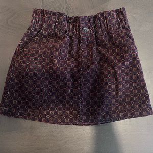 POLO Corduroy Paperbag Skirt
